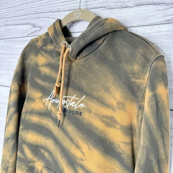 Aeropostale New York Cotton Blend Tie‎ dye Hoodie Pull Over women's size XS - Picture 3 of 5